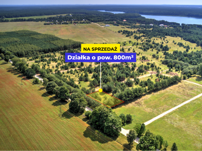 Działka Dołgie 801 m²