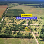 Działka rekreacyjna Dołgie – 789 m²