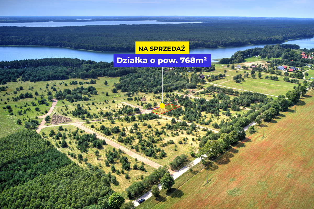 Działka rekreacyjna na Dołgie, w gminie Biały Bór