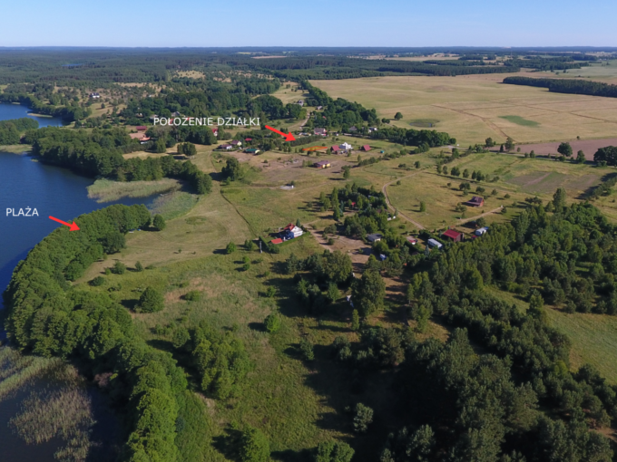 Działka na sprzedaż nad jeziorem Dołgie