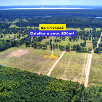 Działka budowlana w pobliżu jeziora Dołgie